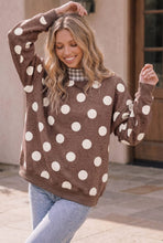 Load image into Gallery viewer, Dotty Days Mockneck Sweatshirt
