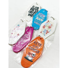 Load image into Gallery viewer, Inspired Vintage Hotel Motel Keychain
