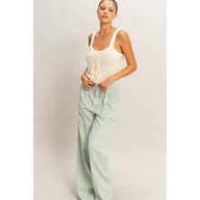 Load image into Gallery viewer, Harbor Lace-Up Tank

