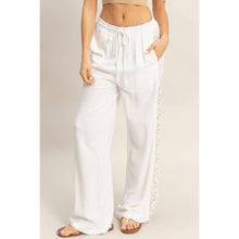 Load image into Gallery viewer, Lace &amp; Leisure Wide Leg Pants
