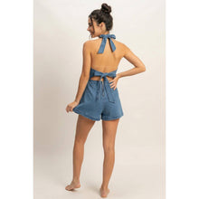 Load image into Gallery viewer, Denim Darling Romper
