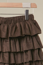 Load image into Gallery viewer, Chocolate Ruffle Skort
