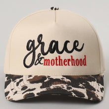 Load image into Gallery viewer, Grace &amp; Motherhood Embroidery Two-Tone Trucker Hat
