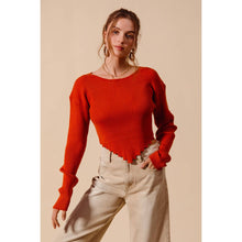 Load image into Gallery viewer, Rustic Rhythm Cropped Sweater
