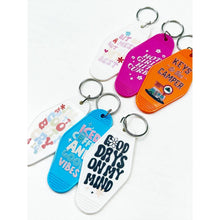 Load image into Gallery viewer, Inspired Vintage Hotel Motel Keychain

