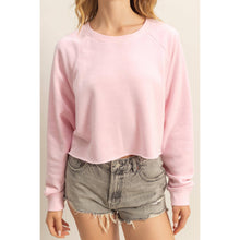 Load image into Gallery viewer, Laid Back Crop Sweatshirt
