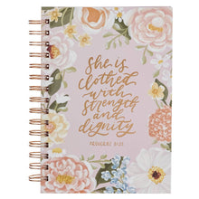 Load image into Gallery viewer, “Strength &amp; Dignity” – Proverbs 31:25 Scripture Journal ✨
