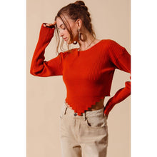 Load image into Gallery viewer, Rustic Rhythm Cropped Sweater
