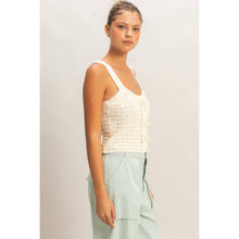 Load image into Gallery viewer, Harbor Lace-Up Tank
