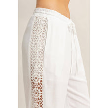 Load image into Gallery viewer, Lace &amp; Leisure Wide Leg Pants
