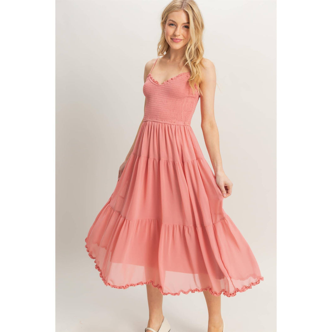 Sunset Kisses Midi Dress