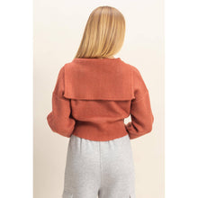 Load image into Gallery viewer, Autumn Ember Zip Sweater
