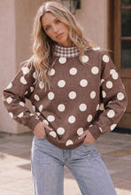Load image into Gallery viewer, Dotty Days Mockneck Sweatshirt
