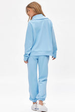 Load image into Gallery viewer, Lounging Around Quarter Zip &amp; Jogger Travel Set
