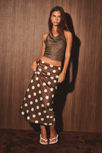 Load image into Gallery viewer, Espresso Elegance Maxi Skirt
