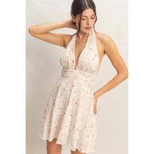 Load image into Gallery viewer, Petal Whisper Halter Dress
