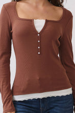 Load image into Gallery viewer, Lace &amp; Layer Long Sleeve
