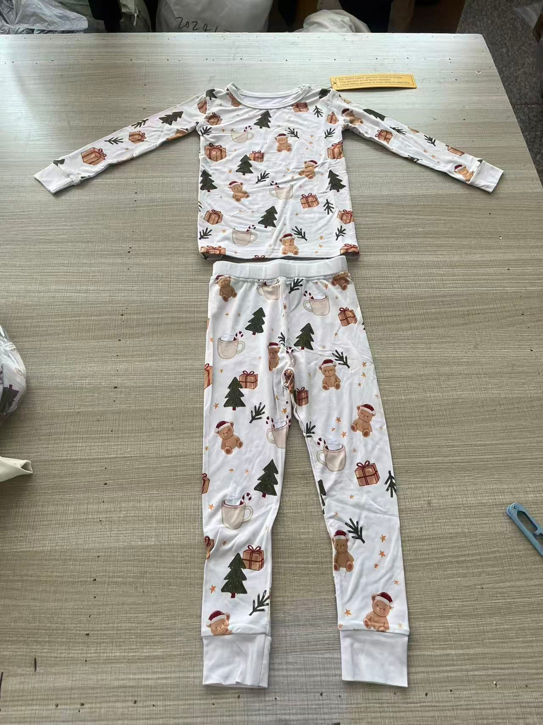Cozy Christmas Crew Kids Bamboo Set