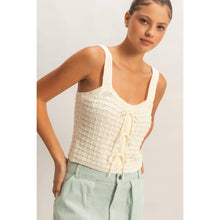 Load image into Gallery viewer, Harbor Lace-Up Tank
