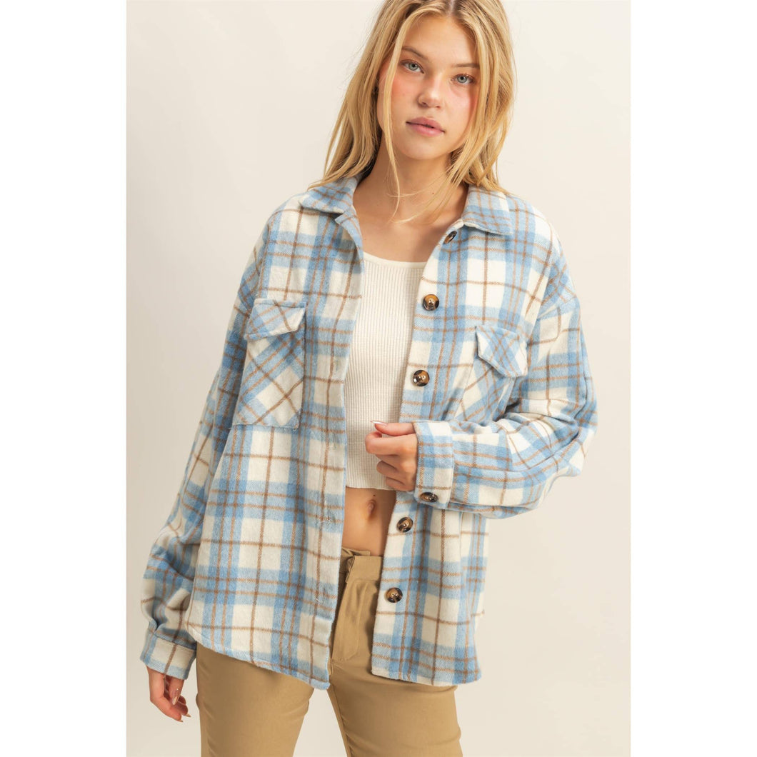 Blue Horizon Shacket