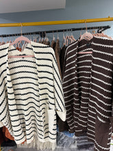 Load image into Gallery viewer, Cocoa Stripe Cardigan
