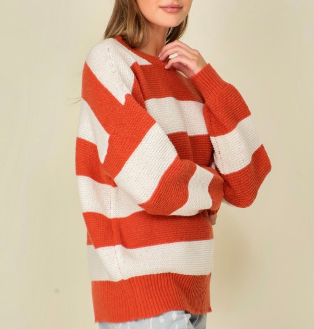 Cider Stripe Sweater