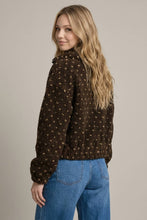 Load image into Gallery viewer, Espresso Hearts Fleece Jacket
