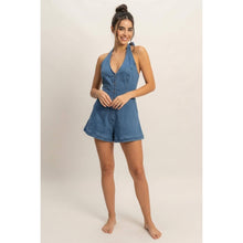 Load image into Gallery viewer, Denim Darling Romper

