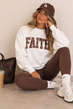 Load image into Gallery viewer, Faith In Plaid Mock Neck Sweatshirt
