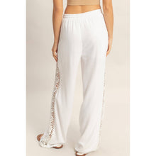 Load image into Gallery viewer, Lace &amp; Leisure Wide Leg Pants
