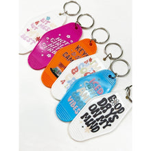 Load image into Gallery viewer, Inspired Vintage Hotel Motel Keychain
