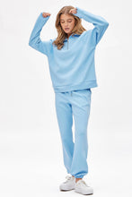Load image into Gallery viewer, Lounging Around Quarter Zip &amp; Jogger Travel Set
