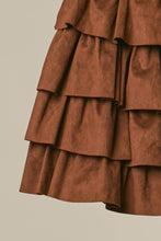 Load image into Gallery viewer, Chocolate Ruffle Skort
