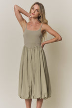 Load image into Gallery viewer, Sage in Bloom Bubble Dress
