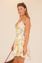 Load image into Gallery viewer, Golden Bloom Mini Dress
