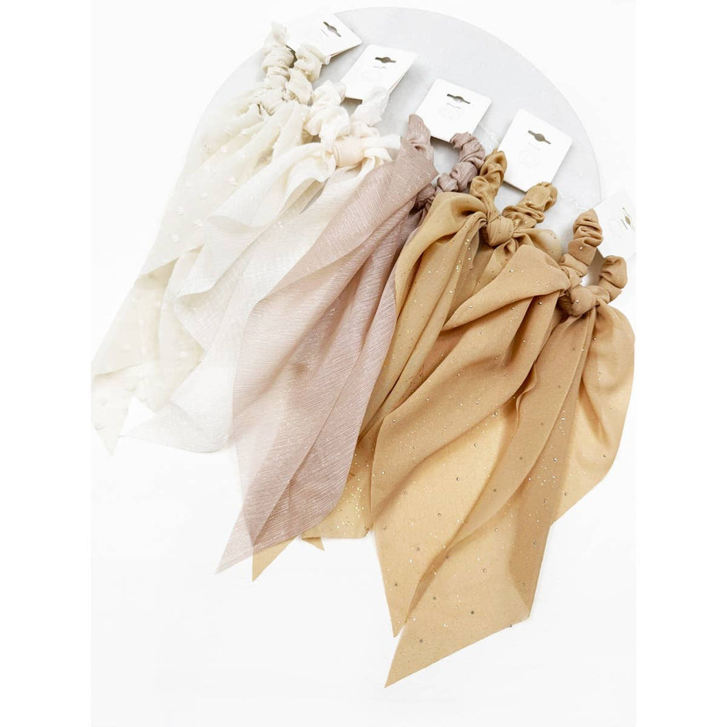 Taupe Tail Scrunchie