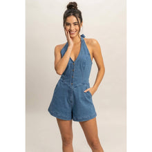 Load image into Gallery viewer, Denim Darling Romper
