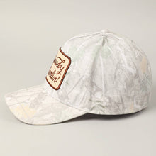 Load image into Gallery viewer, Howdy Darlin&#39; Embroidery Patch Camo Trucker Hat
