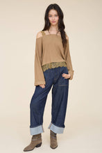 Load image into Gallery viewer, Lace Darling Knit Top

