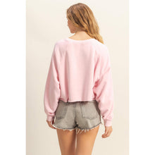 Load image into Gallery viewer, Laid Back Crop Sweatshirt
