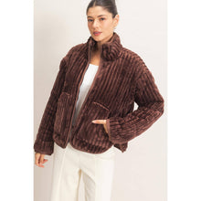 Load image into Gallery viewer, Cocoa Corduroy Quilted Jacket
