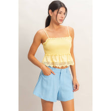 Load image into Gallery viewer, Golden Hour Lace Tank
