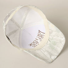Load image into Gallery viewer, You Look Like You Love Me Embroidery Camo Cap
